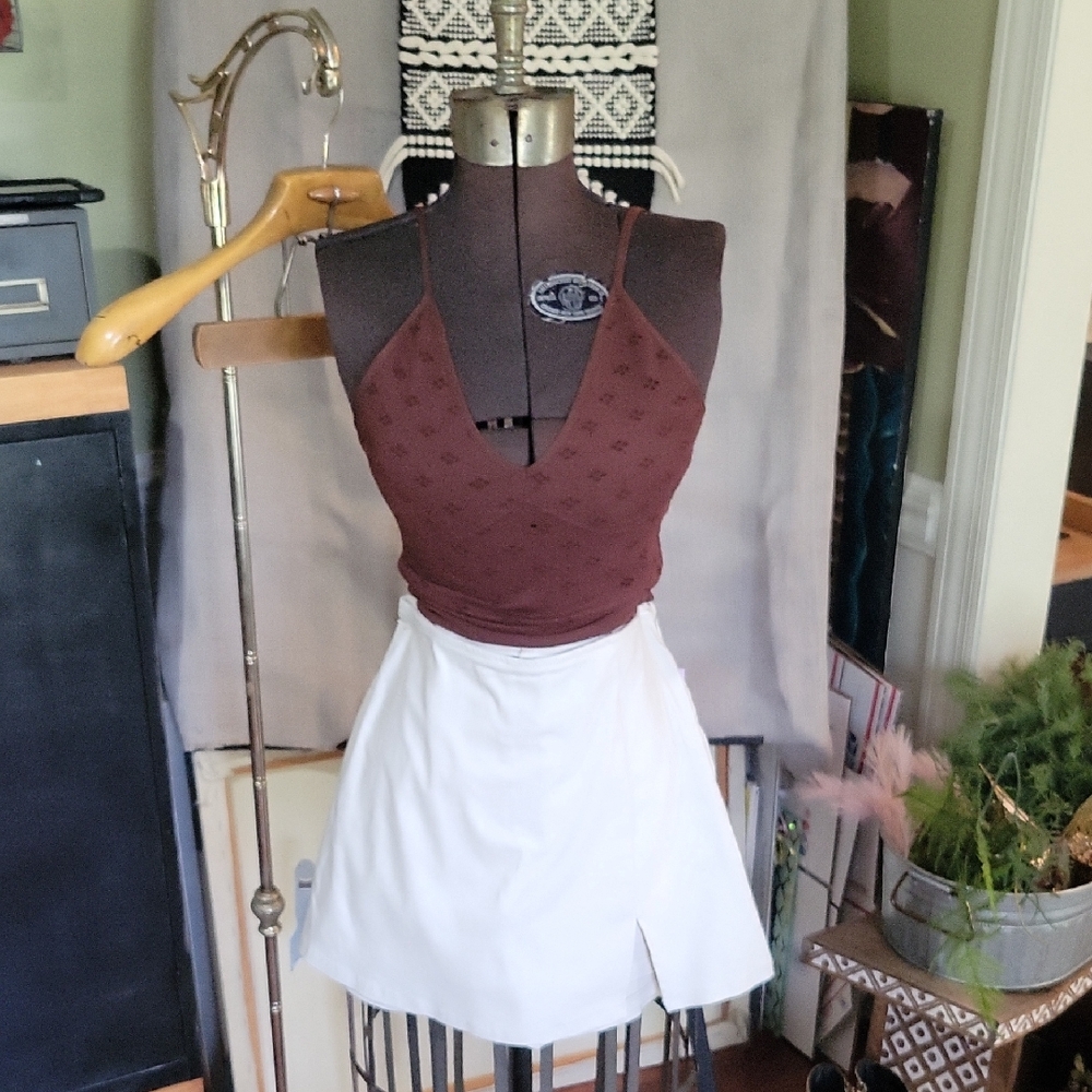 NWT Wild Fable Kahki Skort